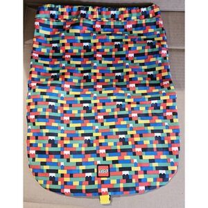 LEGO Branded Brick Pattern Tote Bag Multicolor Size 18x13 Shoulder Strap